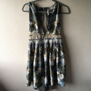 Free People Daydreamin Printed Mini Dress